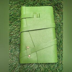 Mantis Green Large Wrap Journal Portland Leather Goods